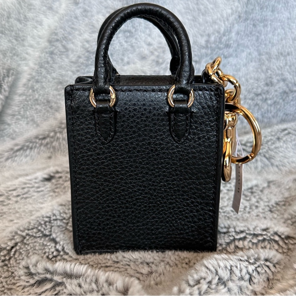 Coach N/S Mini Tote Bag Charm Keychain CU280 NWT - Picture 3 of 14